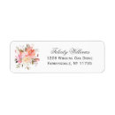 Search for wedding bouquet return address labels Botanical
