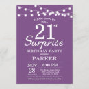 Recherche de lavender anniversaire invitations Fête d'anniversaire