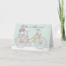 Recherche de bicyclettes vintages vœux cartes Cru