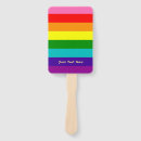Search for gay hand fans Rainbow flag