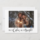Search for all is not calm christmas cards Hand lettered