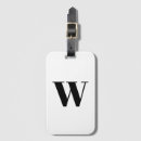 Search for letter luggage tags Modern