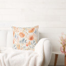 Search for dusty peach pillows Watercolor