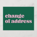Search for change of address postcards Minimalist