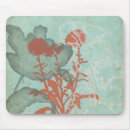 Recherche de arrière plan rouge tapis souris Fleur