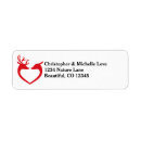 Search for buck and doe return address labels Couple