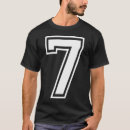 Search for number seven tshirts Varsity