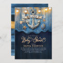 Search for anchor baby shower invitations Rustic