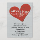 Search for hate invitations Valentine