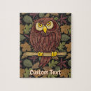 Recherche de dessin hibou puzzles Animal