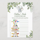 Recherche de elephant games Panneau de baby shower