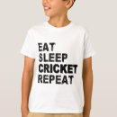 Search for eat sleep cricket tshirts Cricketer