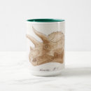 Search for dinosaur fossils mugs Triceratops