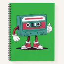 Search for cassette tape notebooks 80s