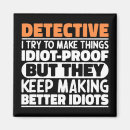 Recherche de détectives magnets Police