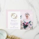 Recherche de purple thank you cards Baptême