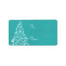 Search for dazzling return address labels Christmas tree