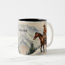 Search for vintage horse mugs Rustic