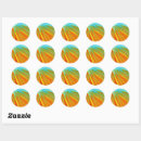 Search for red yellow orange green stickers Abstract
