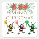 Search for christmas bees stickers Cute