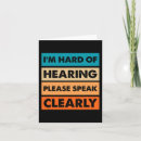 Search for hearing impaired cards Awareness