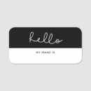 Search for dry erase name tags Modern