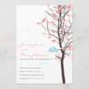 Search for pink tree wedding invitations Birds