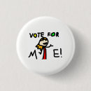 Recherche de vote pour moi badges Blanc