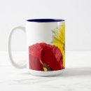 Search for red poppy flower mugs Bright