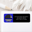 Search for thin blue line return address labels Flag
