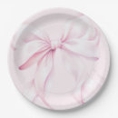 Recherche de baby shower rose assiettes Coquette