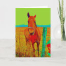 Search for horse holiday cards Red