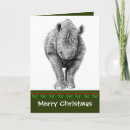 Search for rhino christmas cards Safari