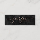 Search for black and rose gold business cards Minimalist