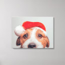 Search for santa claus canvas prints Dog