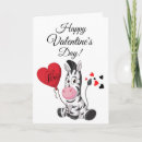 Search for zebra valentines day cards Cute