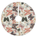 Search for butterflies tree skirts Hand drawn