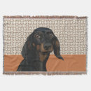 Search for dog portrait blankets Dachshund