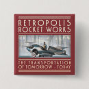 Search for retro rocket buttons Sci fi
