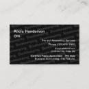 Recherche de irs cartes visite Comptable