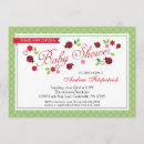 Search for lady bug baby shower invitations Summer