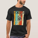 Recherche de ski vintage tshirts Rétro