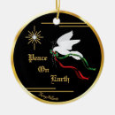 Search for white dove ornaments Peace on earth