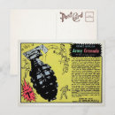 Recherche de grenade vintage cartes postales Rétro