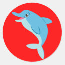Search for cute dolphin stickers Illustration
