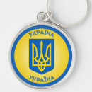 Search for cyrillic keychains Tryzub