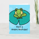 Recherche de frog birthday cards Cute