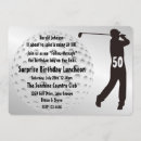 Search for golfer birthday invitations Party
