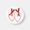 Search for two heart magnets Cute