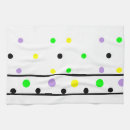 Search for white polka dots on yellow tea towels Trendy